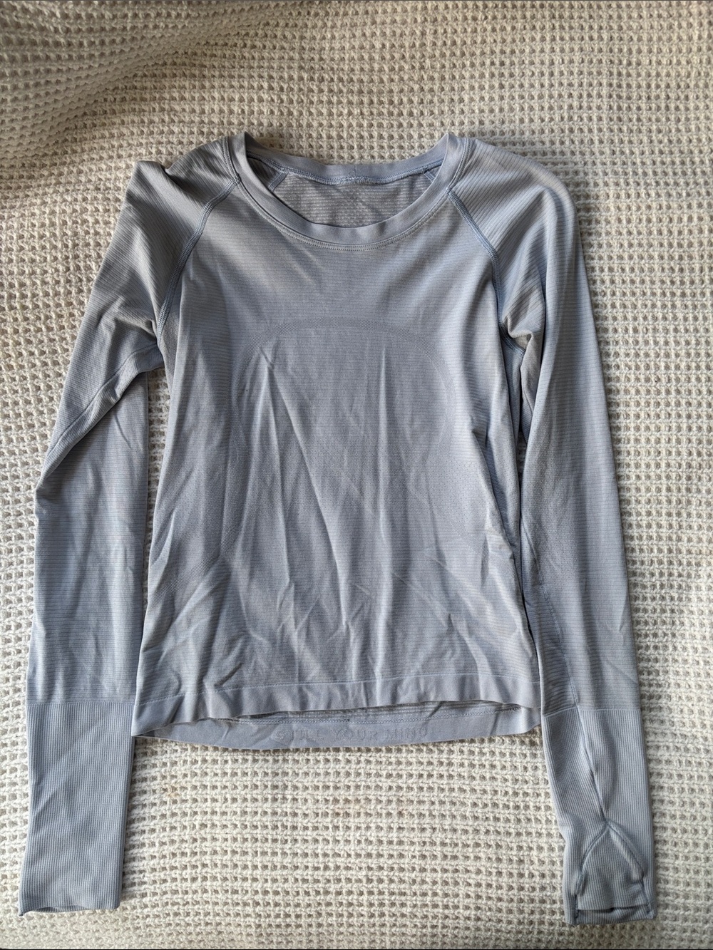 lululemon athletica Light Gray Long-Sleeve Performance Tee